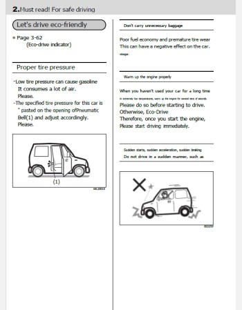 mazda flair wagon 2012- 2013 owners manual in english